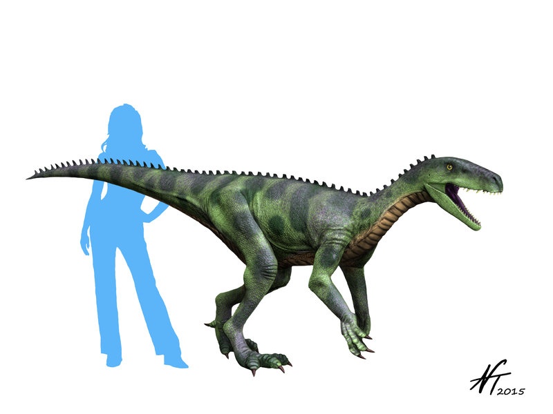 Herrerasaurus by Nobu Tamura