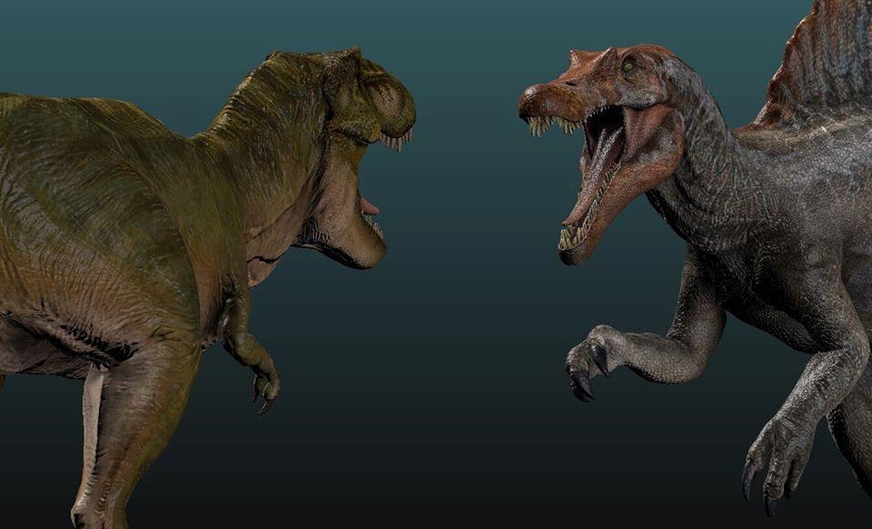 tyrannosaurus rex vs spinosaurus